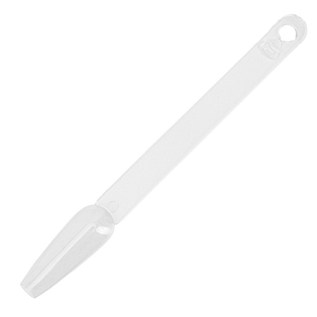 Ballerina wheel tester template for hybrid gels, varnishes, and powders, transparent, 50 pcs.