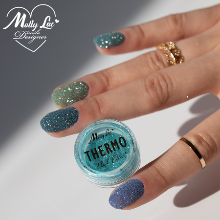 Nagelpulver Thermo Flash Effect MollyLac 0,5 g Nr. 3