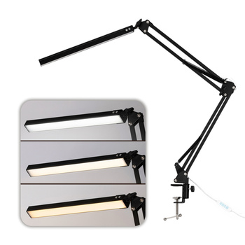 Lampe de table pour manucure 12 W, noire, modèle MT-328