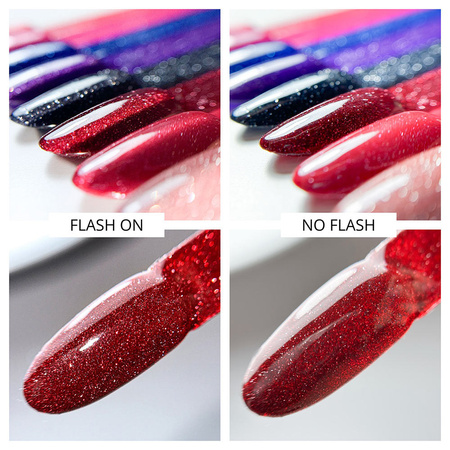 MollyNails Duo Flashing Lights Deep Desire HEMA/Di-HEMA Free Hybrid Nail Polish 8g No. 605