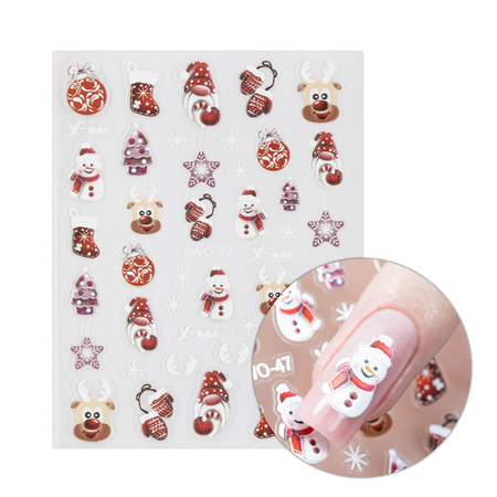 Adhesivos navideños para uñas MollyNails SW0-47