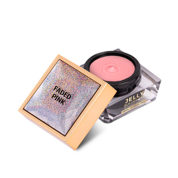 Budujący gęsty żel twardy galaretka Jelly Builder Gel MollyNails Faded Pink HEMA/Di-HEMA Free 15g