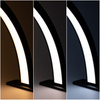 35-W-LED-Kosmetiklampe, bogenförmig, schattenfrei, schwarz, Größe L, HQ-75X