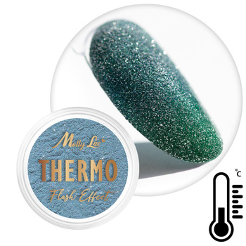 MollyLac Thermo Flash Effect Nail Powder, 0.5 g, No. 7