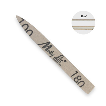 Lima de uñas segura, paquete de lápiz MollyLac Slim 100/180