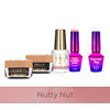 MollyNails PRO MATCH SYSTEM 4+1 Nutty Nut: 3 geles de construcción + base + Doctor Top 10 g
