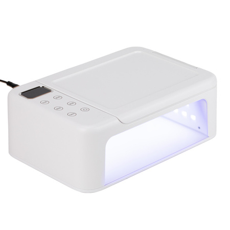 Lampe à ongles avec support UV/LED 168 W No Name pour vernis hybrides, gels et acrylogels, blanche Z22