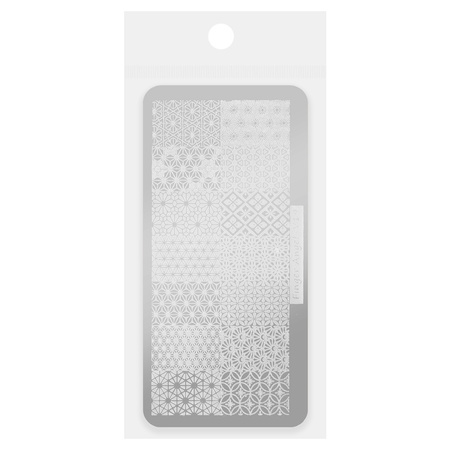 Plaque de tampons à motifs Finger Angel V19