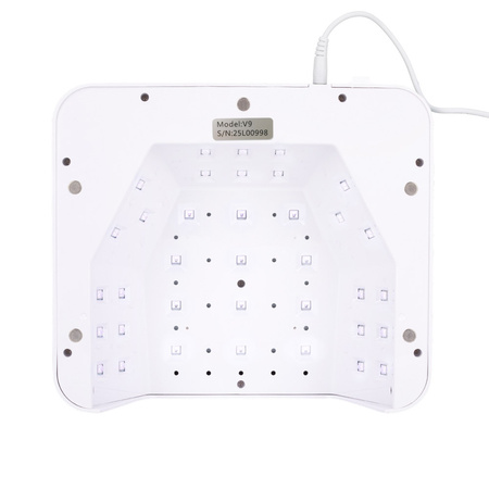MollyNails 36W UV/LED nail lamp for hybrid varnishes, gels, and acrylic gels, white V9