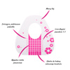 Modèles de moules pour ongles Basic Flowers MollyLac 500 pièces