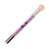 MollyNails Double-Sided Sponge Brush for Ombre and Nail Art Stamping with Rhinestones, Purple