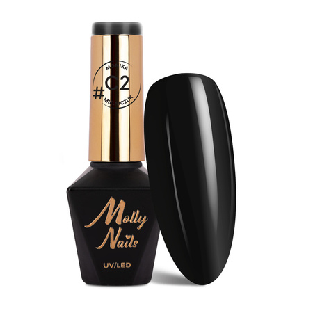 Vernis hybride MollyNails Classic par Monika Mielniczuk, sans HEMA/Di-HEMA, 8 g, n° C2