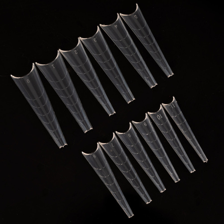 Lower dual forms for building MollyNails almond Russian nails YQ-2 120 pcs