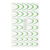 Adesivi ad effetto sfumato per unghie / French / Ombre / Linea del sorriso francese, 33 pezzi, verde, STZ46