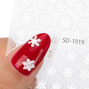 Selbstklebende 5D-Weihnachts-Nagelsticker von MollyNails SD-1919