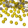 Glas-Strasssteine für Nägel SS10 Citrine ca. 50 Stück