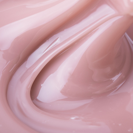 HEMA/Di-HEMA-freies Nagelaufbaugel mit Teebaumöl von MollyNails HerbaLine Nude Love by Gosia Kruś, 15 g
