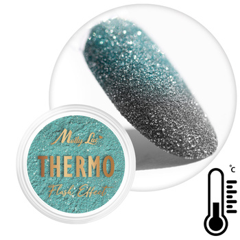 Polvere per unghie Thermo Flash Effect MollyLac 0,5 g n. 9