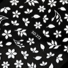 Thin, self-adhesive flower nail stickers SO-272, white