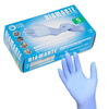 Diamante Disposable Nitrile Diagnostic and Protective Gloves, Size S, Blue-Purple, 100 Count