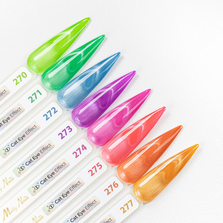 Cat Eye Pastel No. 271 Mint MollyNails LED/UV Gel Polish – HEMA/Di-HEMA Free – 8g