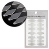 Moldes de silicona autoadhesivos para Dual Form, punta corta ST012-4 MollyLac, 24 unidades.