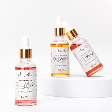 Strawberry MollyNails Cuticle and Nail Oil with Dropper, 50 ml