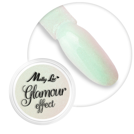 Poudre pour ongles MollyLac Glamour Effect Luna 1 g n° 6