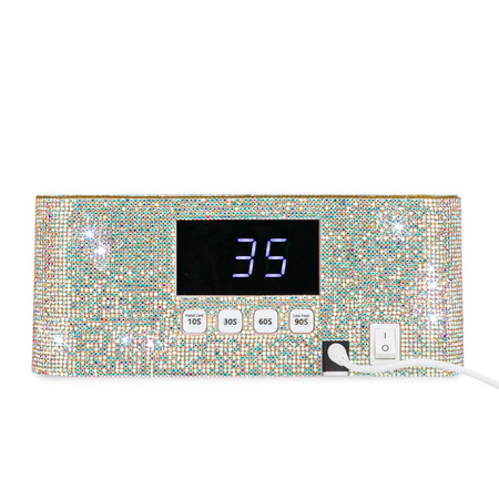 Lámpara UV/LED para uñas de 36 W MollyNails para esmaltes híbridos, geles y acrilogel con circonitas V9