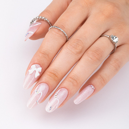 MollyLac 3D bow nail decorations, 50 pcs