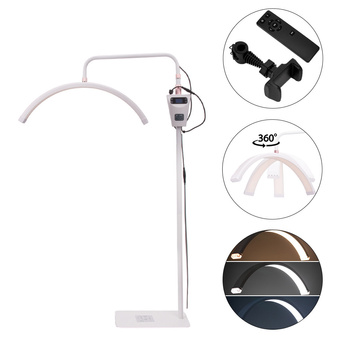 45W Floor-Standing Shadowless White LED Cosmetic Arc Lamp HQ-U28
