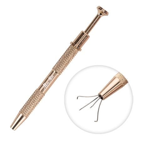 Тримач для губок для омбре MollyNails, 12,2 см, золотистий