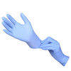Diamante Disposable Nitrile Diagnostic and Protective Gloves, Size M, Blue-Purple, 100 Count