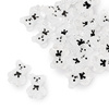 MollyNails clear 3D teddy bear nail decorations, 20 pcs