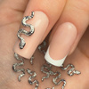 3D snake nail decorations MollyNails SZ-154 10 pcs