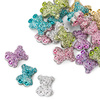 3D-Nagdekorationen „Teddybären“ von MollyNails, Farbmix, 20 Stück