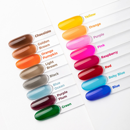 Кольоровий топ-лак без змивання Crystal Glass MollyNails Blue Ocean, без HEMA/Di-HEMA, 10 г