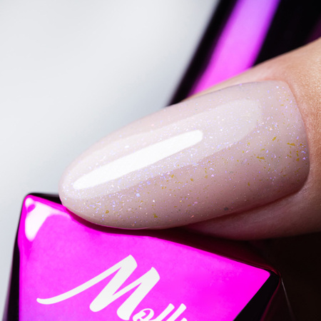 LED/UV-Topcoat ohne Abwischen mit Glitzerpartikeln – MollyNails Sparkle Top Zodiac 10 g