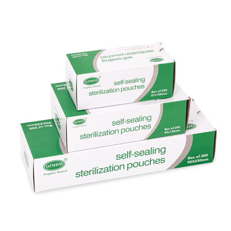 Sachets de stérilisation QJMDM 90 x 230 mm, 200 pièces