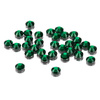 SS10 Emerald glass nail rhinestones, approx. 50 pcs.