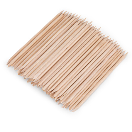 Bâtonnets en bois d'oranger MollyNails, 100 pièces, longueur 9,5 cm