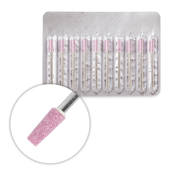 Set di frese per pietra con punta conica rosa n. 5, 10 pezzi