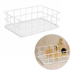 White Metal Basket Organizer No. 3