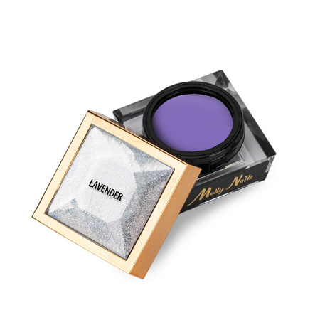 Creative Flow Color Gel - Gel creativo para Nail Art con efecto de diseños difuminados y suaves MollyNails Lavender Sin HEMA/Di-HEMA 5 g