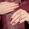 LED/UV-Gel-Nagellack „The Trend Edit“ Nr. 301 „Burgundy Edit“ von MollyNails, HEMA/Di-HEMA-frei, 8 g