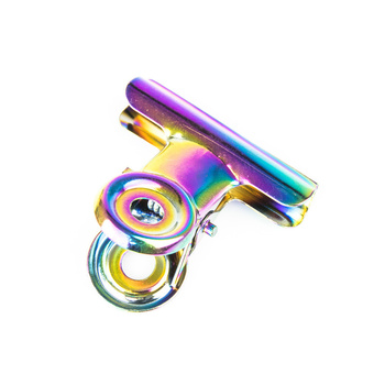 Clip metálico con abrazadera para sujetar el túnel, cobalto, 31 mm