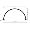 35W LED cosmetic lamp, desk lamp, shadowless, black with zirconia, size L HQ-75X