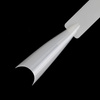 Échantillonneur inversé à pointe effilée sur roue pour gels, vernis hybrides et poudres, couleur lait, 50 pièces