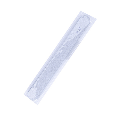 Replacement abrasive pads for straight metal file (zebra color) grit 240, 10 pcs