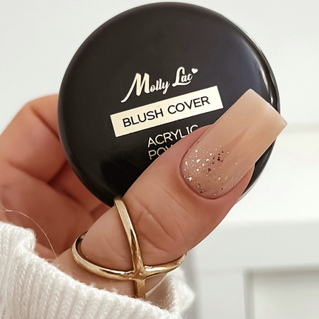 Puder akrylowy do paznokci MollyLac Acrylic Powder Blush Cover 120 g